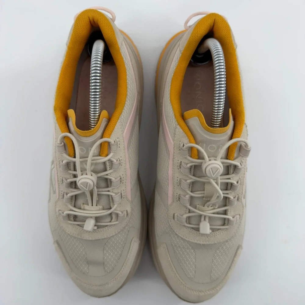 Vionic WMAX Sierra Womens Walking Sneakers Sand Orange Pink Size 9.5 Orthotic